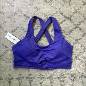 Outdoor Voices Thrive Sports Bra in Violet